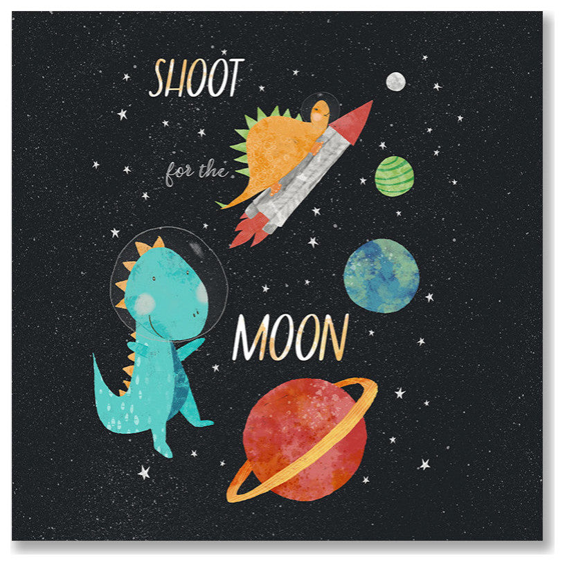 Space-O-Saurus Moon Comforter