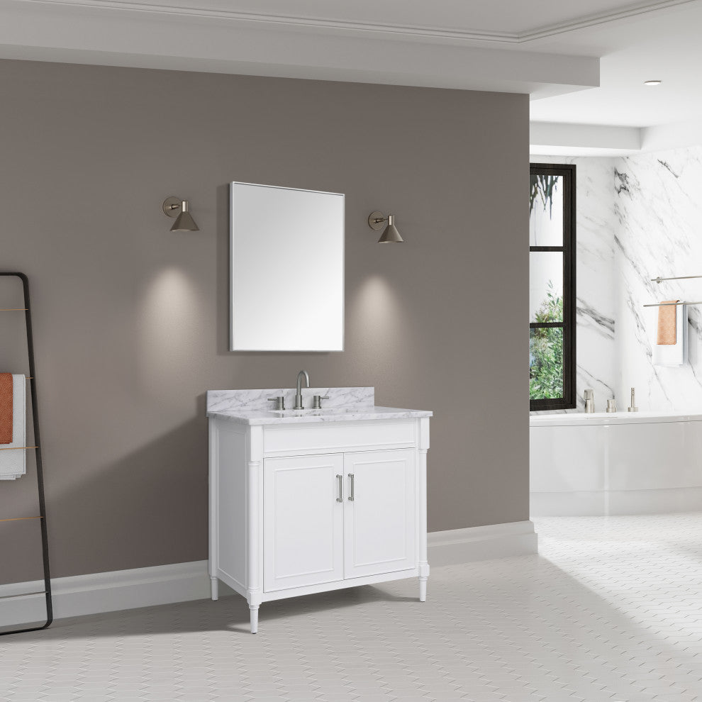 Avanity Bristol 36 in. Vanity Only in White