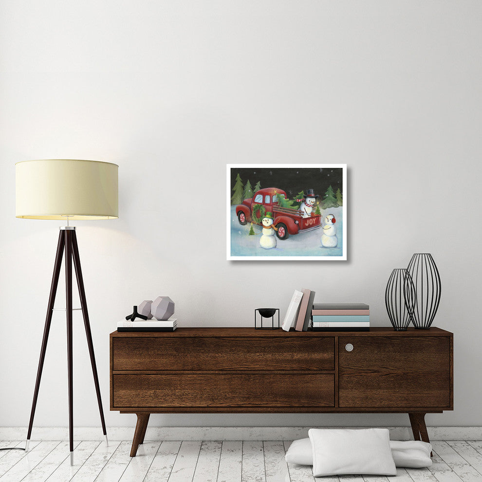 "Christmas on Wheels II" Digital Paper Print by Mary Urban, 30"x24"