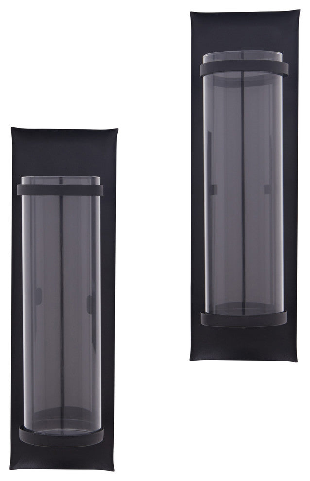 Pillar Candle Sconces, Set of 2