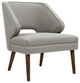 Modern Granite Dock Upholstered Fabric Armchair