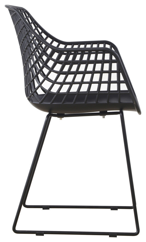 Contemporary Honolulu Chair Black - M2 - Black