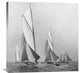 "Sailboats Sailing Downwind, 1920" Artwork, 30"x30"