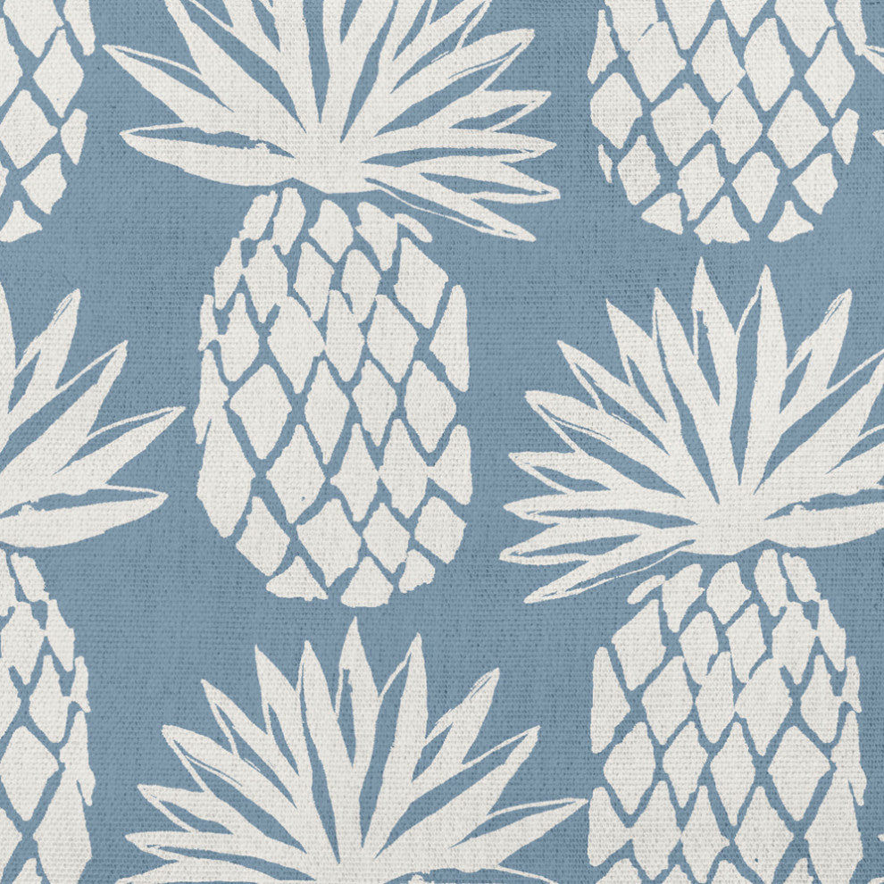 20x20" Pineapple Pattern Nautical Decorative Indoor Pillow, Dusty Smoke