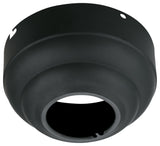Generation Lighting Slope Ceiling Adapter, Matte Black Matte Black