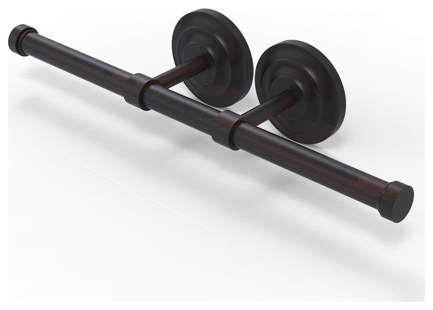 Que New Double Roll Toilet Tissue Holder, Venetian Bronze