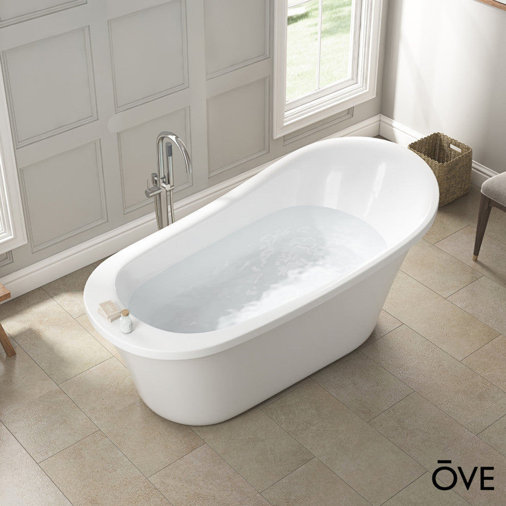 Ove Decors Rachel Freestanding 70" Bathtub Kit With Athena Faucet