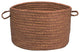 Colonial Mills Basket Solid Fabric Basket Cinnamon Round