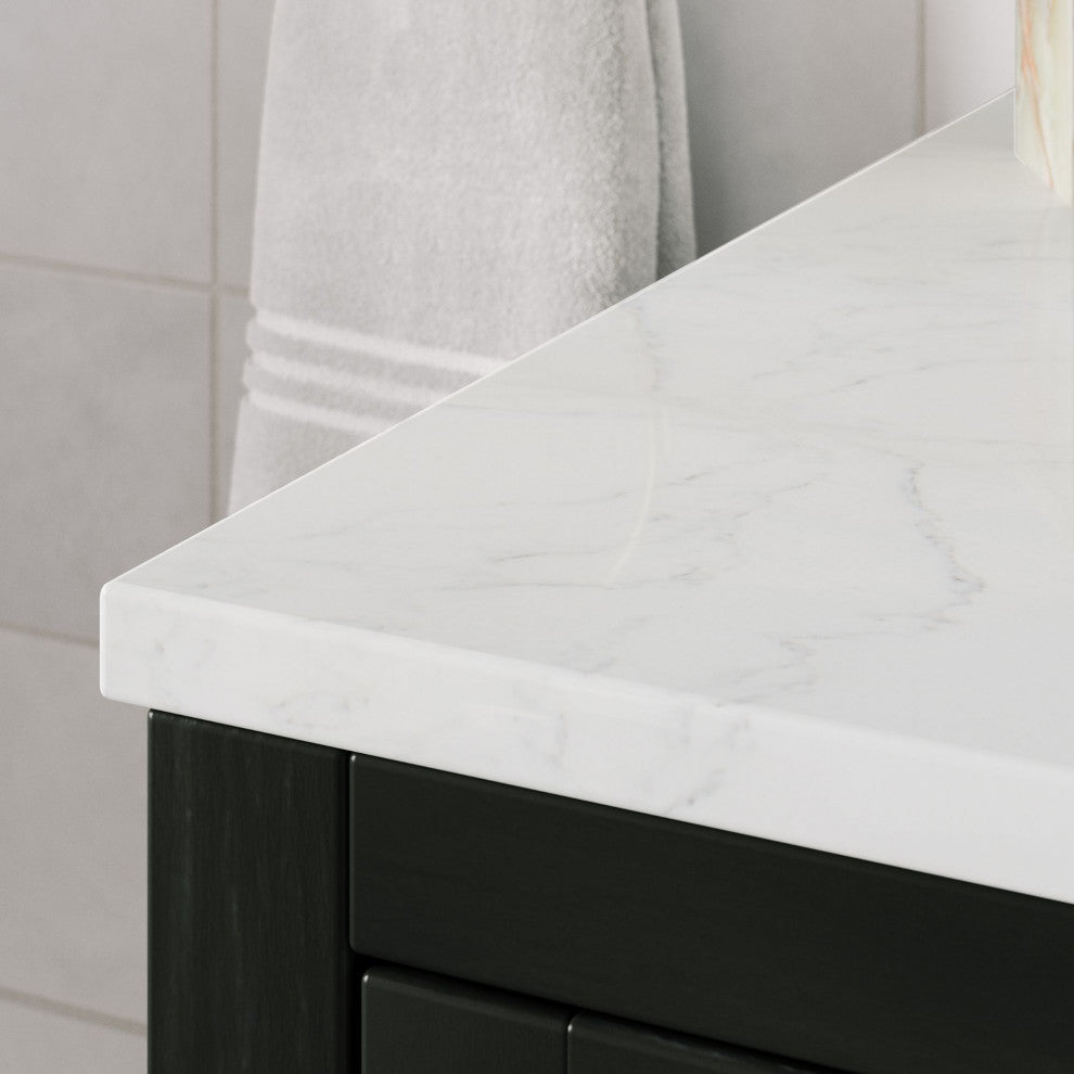 The Buchanan Bathroom Vanity, Oak, 72", Single Sink, Freestanding