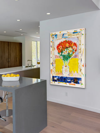 "The Art Critic" Print on Canvas by Wayne Ensrud