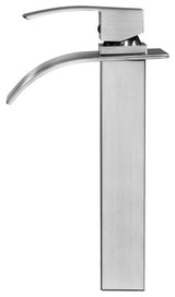 Novatto GF-136BN ECLIPSE Deck Mount Waterfall Faucet In Brushed Nickel