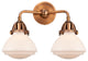 Innovations 288-2W-AC-G321-LED 2-Light Bath Vanity Light, Antique Copper
