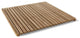 Anderson Teak SPA-3030 Large Square Shower Mat