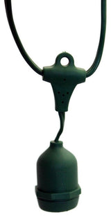 Vickerman V47G167 165 Medium Base E26 Socket Set SPT2 16 Gauge Green Wire