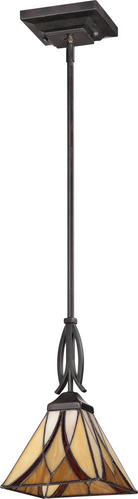 Quoizel TFAS1507VA One Light Mini Pendant Asheville Valiant Bronze