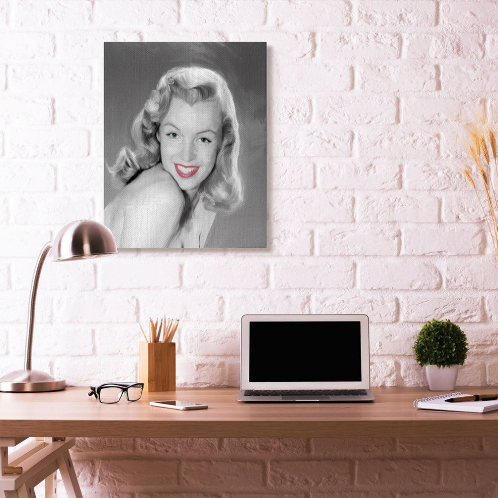 Stupell Industries Young Marilyn Vintage Hollywood Movie Star, 30 x 40