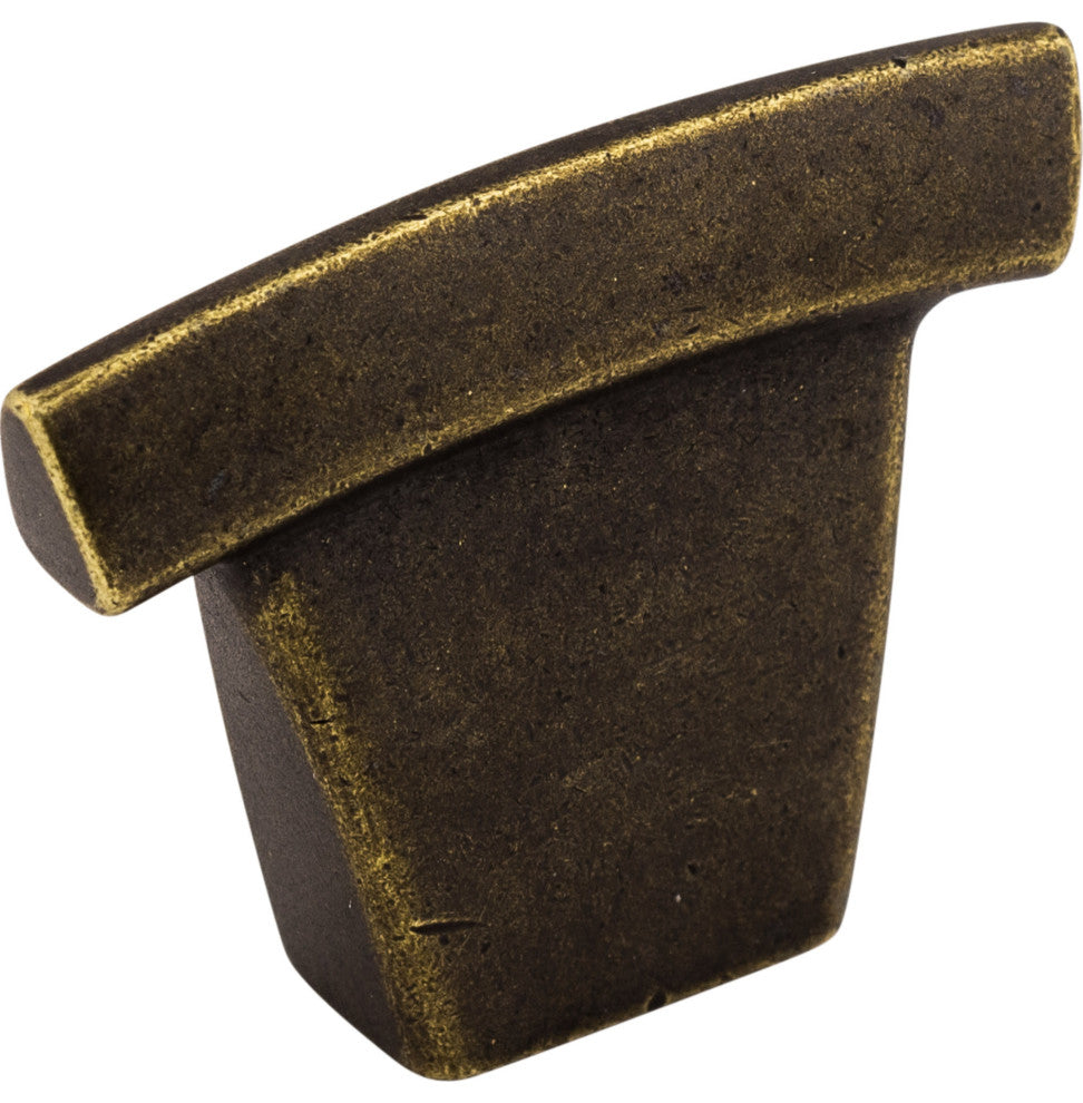 Top Knobs TK1 Arched 1-1/2 Inch Bar Cabinet Knob - Flat Black