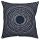 Navy Medallion 18x18 Throw Pillow