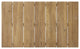 Elmcrest Outdoor Acacia Wood Coffee Table, Light Brown