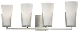 Hudson Valley Upton 4-Light Bath Bracket, Satin Nickel