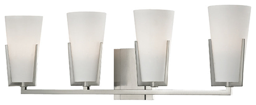 Hudson Valley Upton 4-Light Bath Bracket, Satin Nickel
