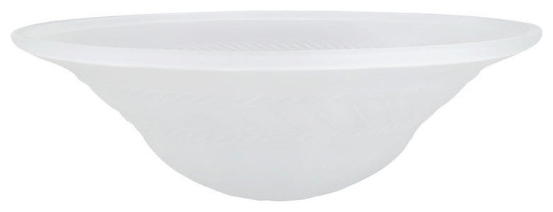 23121-01 Replacement Etched Alabaster Torchiere Lamp Glass(42mm) Shade