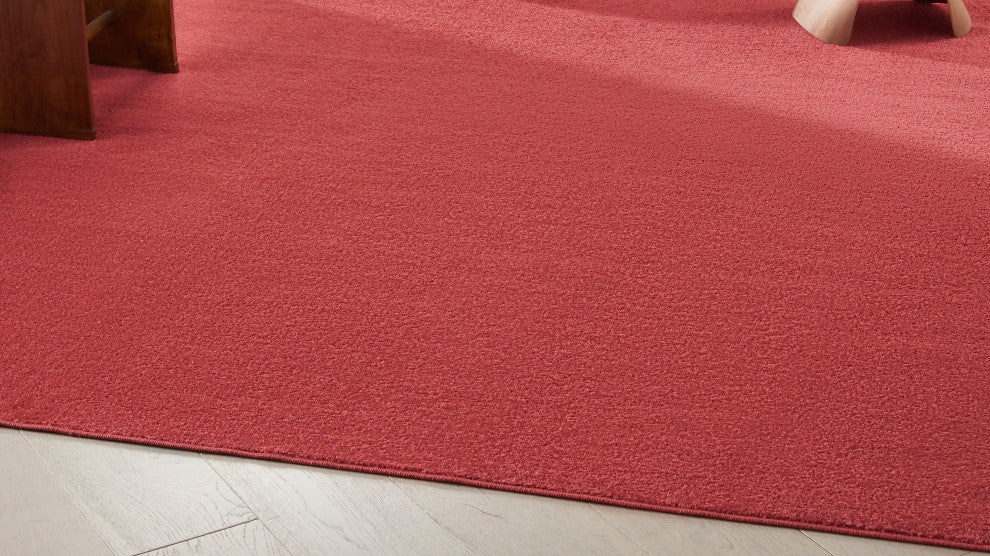 Nourison Essentials 9' x Square Brick Red Outdoor Area Rug