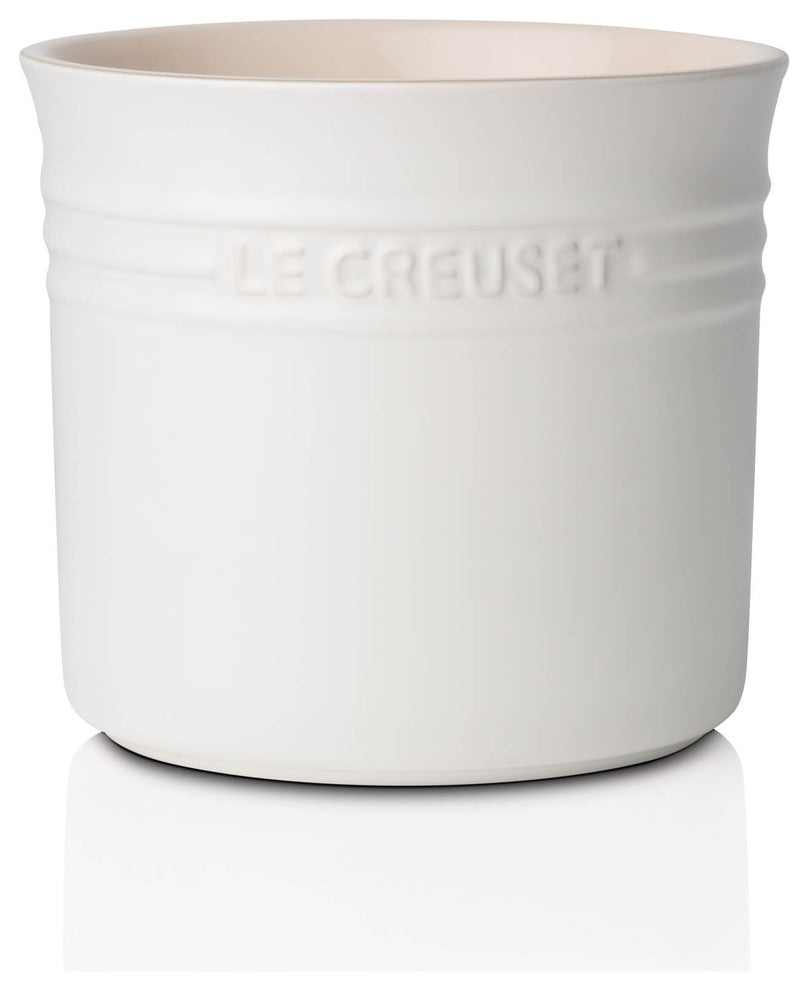 Le Creuset Stoneware Large Utensil Jar, Cotton
