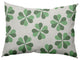 Lucky Patch St. Patrick's Day Lumbar Pillow, Laurel Tree Green, 14x20"