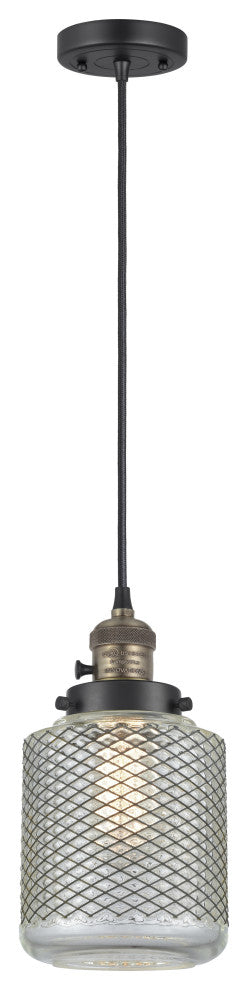 Innovations 201CSW-BAB-G262 1 Light Pendant, Switch, Black Antique Brass