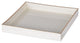 Mimosa Square Tray,White