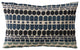 Plutus Blue Harmony Border Luxury Throw Pillow, 24"x24"