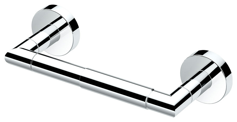 Glam Toilet Paper Holder, Chrome, Standard
