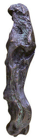 Burl 22" Entryway Door Pull, Bronze