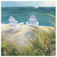 "Regatta I Square" Digital Paper Print by Julia Purinton, 42"x42"