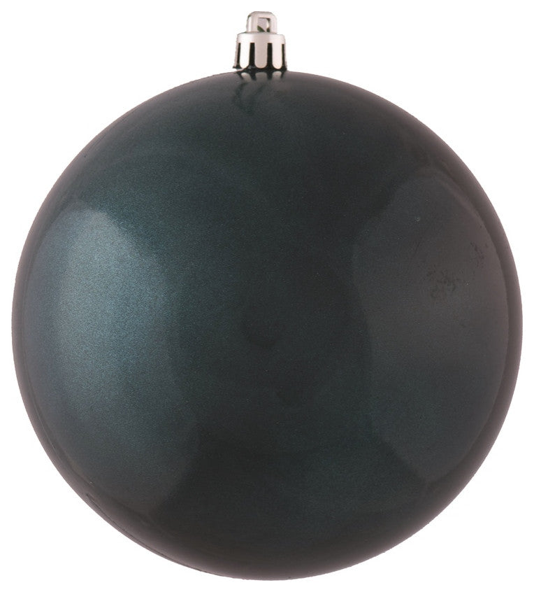 Vickerman N590862DCV 3" Sea Blue Candy Ball Ornament, 12 per Bag