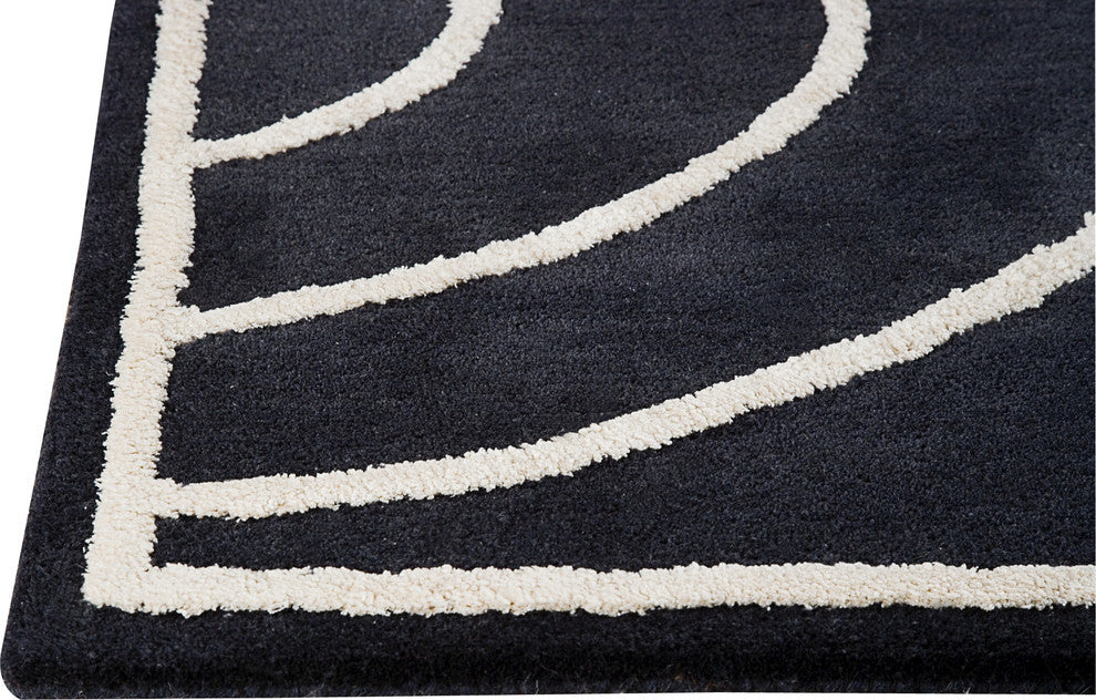 Lake Placid Rug, Charcoal, 8''3"x11''6"