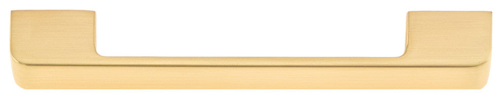 Utopia Alley Zinc Cabinet Pull, 3.75"/5.0" Center to Center, Brushed Brass, 5.0", 1 Pack
