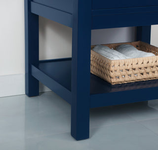 Matilda Single Bathroom Vanity, Blue, 24"