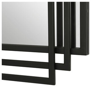 Uttermost 09768 Amherst 23-3/4" W x 36-1/2" H Rectangular Framed - Matte Black