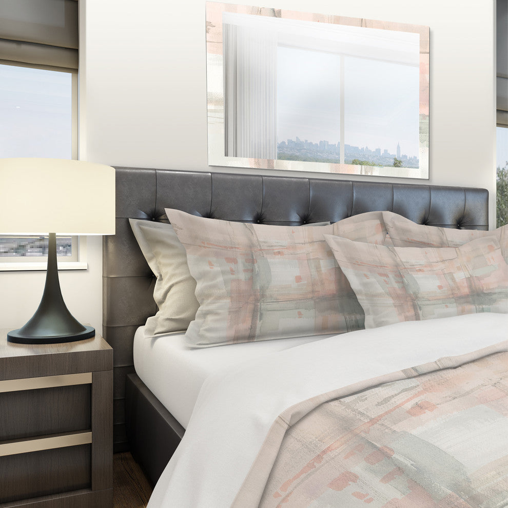 intersect Ii Gray Shabby Duvet Cover Set, King