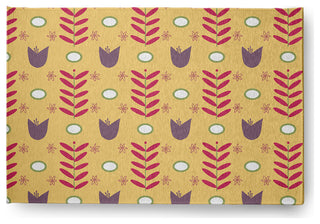 Spring Garden Scandinavian Chenille Area Rug