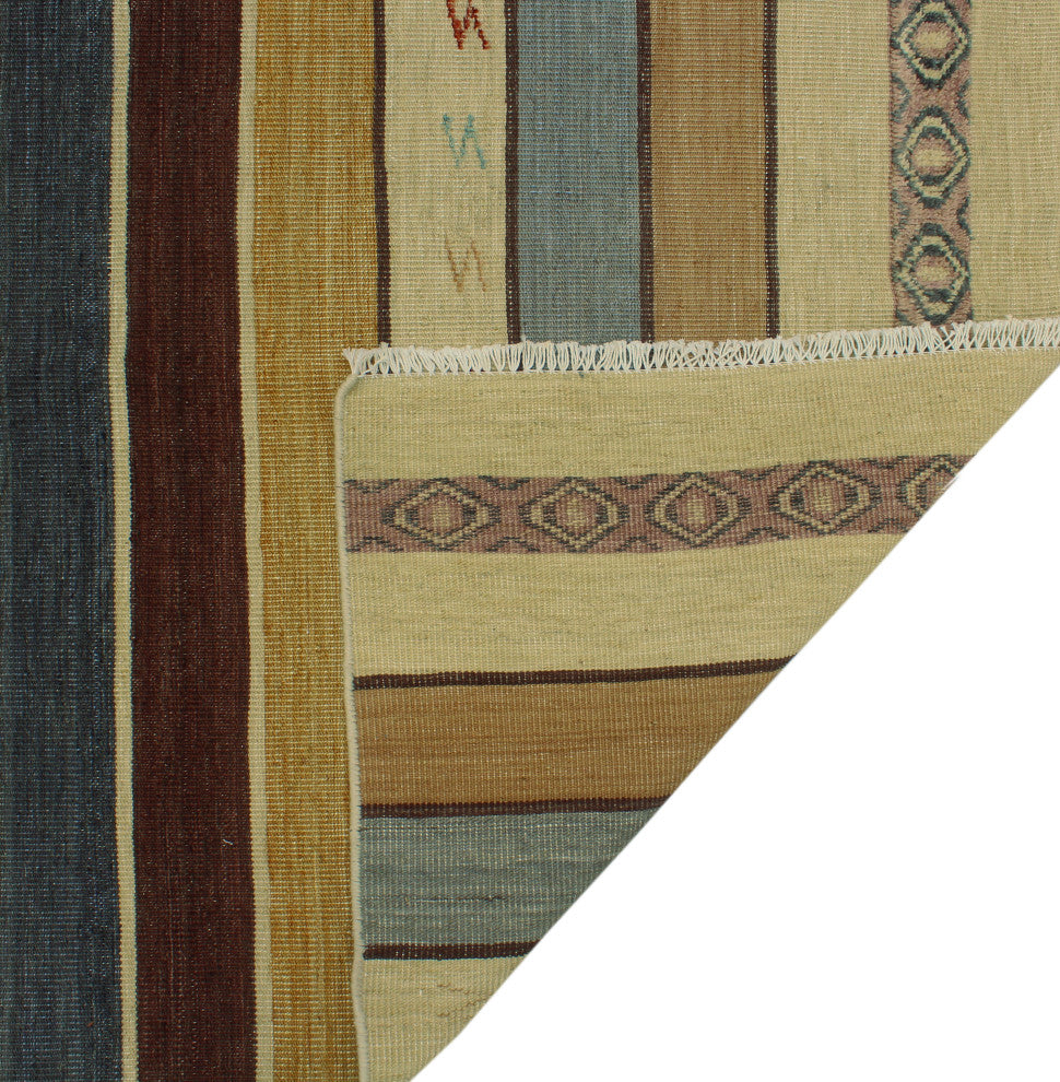 High-Low Kilim Belqis Beige Rug