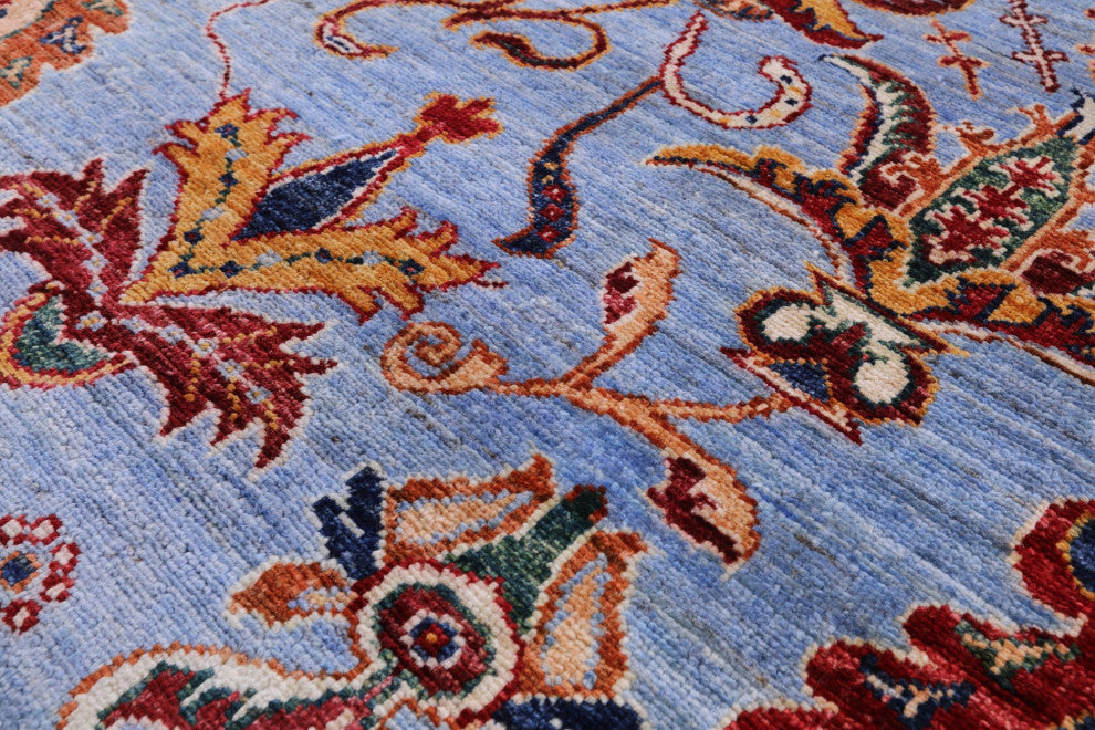 Hand Knotted Persian Tabriz Wool Rug 4' 11" X 6' 7" Q7653