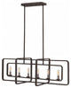 Hinkley Quentin Six Light Linear Chandelier 4815DZ
