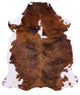 7' 1" X 6' 0" Natural Cowhide Rug C1526