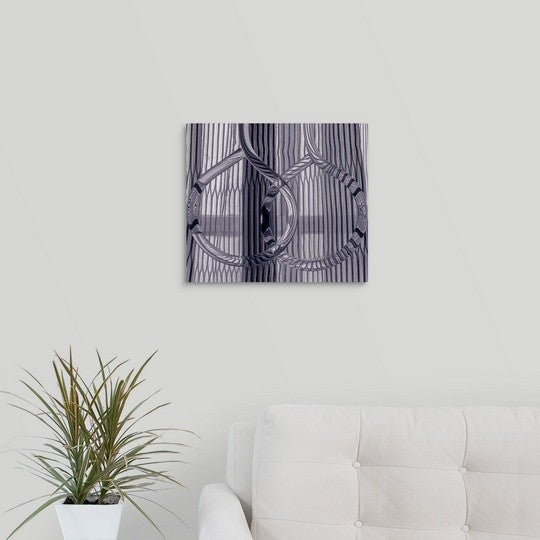 "Curtain Pulls" Wrapped Canvas Art Print, 16"x14"x1.5"
