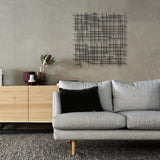 Iquara Small Black Square Metal Wall Art