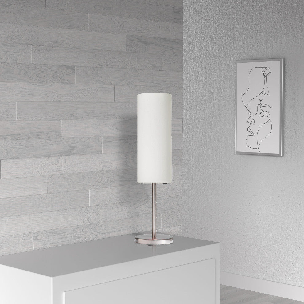 Freya 1-Light Glass Pendant, White