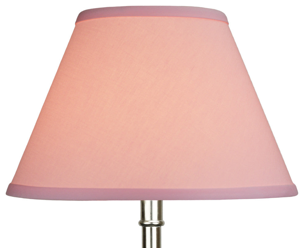 Fenchel Shades 6"x12"x8" Brass Spider Attachment Empire Lamp Shade, Linen Peony